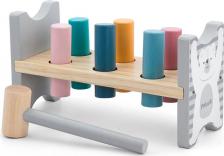 Обучающая игра/пособие Viga Стучалка-забивалка "Белый мишка" в коробке 44009