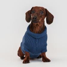 Одежда для кошек Petmax Свитер для кошек и собак, 2XL, синий