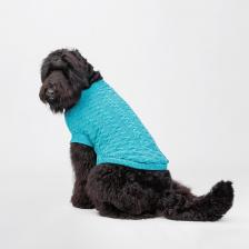 Одежда для кошек Rurri Свитер из шенилла для кошек и собак, 4XL, синий