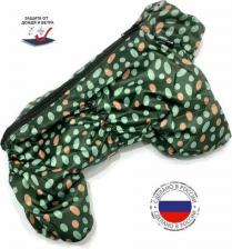 Одежда для собак Gamma Комбинезон-дождевик для собак №11 Бультерьер унисекс, длина спины 45 см