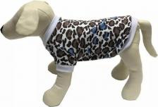 Одежда для собак OSSO футболка Леопард для собак любого возраста миниатюрных мелких и средних пород - р. 35