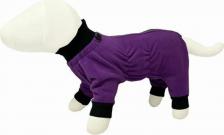 Одежда для собак OSSO Комбинезон для собак Кфц-1012, фиолетовый, сука, из флиса, на молнии, р.37