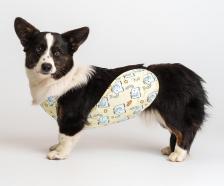 Одежда для собак Petmax Дождевик-фартук желтый мальчик L