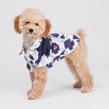 Одежда для собак Petmax Футболка с синими цветами для собак и кошек, M