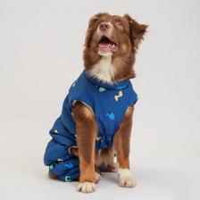 Одежда для собак Petmax Комбинезон на замке для собак, 5XL, синий