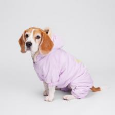 Одежда для собак Petmax Комбинезон с оленем для собак, 3XL, фиолетовый (девочка)