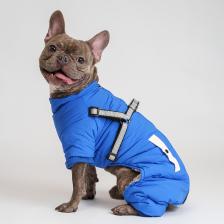Одежда для собак Petmax Комбинезон со шлейкой для собак, 2XL, синий 4680368400894