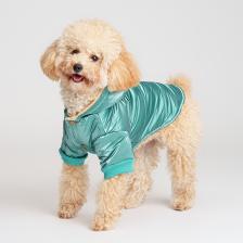 Одежда для собак Petmax Куртка с капюшоном для собак, 2XL, зеленая