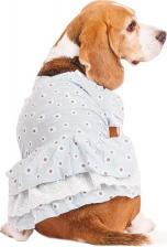 Одежда для собак Petmax Платье для собак, 2XL, голубое с ромашками (девочка)