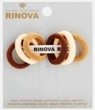 Одежда для собак RINOVA Набор резинок для собачьих волос коричневые оттенки, 6 штук, мини