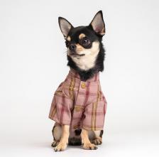 Одежда для собак Rurri Рубашка красная с бантом XS