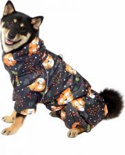 Одежда для собак Tappi Дождевик для собак Фэки, унисекс, разноцветный, M, длина спины 34 см