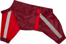 Одежда для собак Tappi Комбинезон для собак Манул, мужской, красный, L, длина спины 32 см