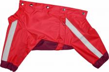 Одежда для собак Tappi Комбинезон для собак Манул, женский, красный, XL, длина спины 36 см