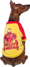 Одежда для собак Triol Толстовка для собак Marvel Железный человек XS, красный, желтый, длина спины 20 см