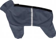 Одежда для собак Yami-Yami Дождевик для собак, унисекс, серый, №4, длина спины 23 см