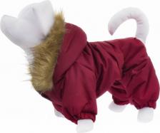Одежда для собак Yami-Yami Комбинезон для собак, унисекс, красный, S, длина спины 25 см