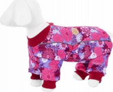 Одежда для собак Yami-Yami Комбинезон для той-терьера на флисе с рисунком цветы