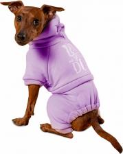 Одежда для собак Yami-Yami Костюм для собак, унисекс, фиолетовый, XL, длина спины 34 см