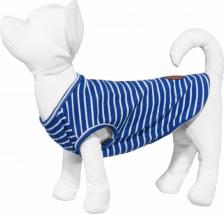 Одежда для собак Yami-Yami Майка для собак в полоску синяя S