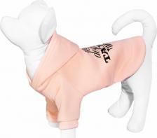 Одежда для собак Yami-Yami Толстовка для собак, унисекс, розовый, XL, длина спины 34 см