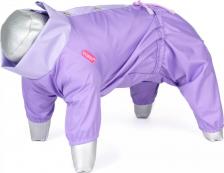 Одежда для собак Yoriki Дождевик для собак Лаванда, женский, сиреневый, полиэстер, размер 2XL, 36 см