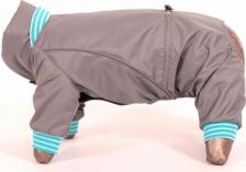 Одежда для собак Yoriki Комбинезон для собак Серый дым унисекс р. M 24см