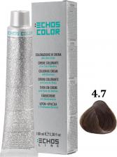 Окрашивание волос Echosline Крем-краска ECHOSCOLOR для окрашивания волос 4.7 коричневый каштановый 100 мл