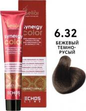 Окрашивание волос Echosline Крем-краска SELIAR SYNERGY COLOR для окрашивания волос 6.32 бежевый темно-русый 100 мл