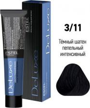 Окрашивание волос Estel 3/11 краска для волос / DE LUXE 60 мл
