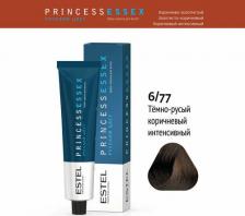 Окрашивание волос Estel 6/77 краска для волос, темно-русый коричневый интенсивный / ESSEX Princess 60 мл