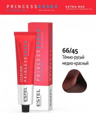 Окрашивание волос Estel 66/45 краска для волос, стремительный канкан / ESSEX Princess Extra Red 60 мл