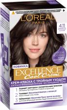 L'Oreal Крем-краска для волос Excellence Cool Creme Ультрапепельный каштановый тон 4.11, 192 мл L'Oreal Крем-краска для волос Excellence Cool Creme Ультрапепельный каштановый тон 4.11, 192 мл