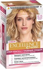 Окрашивание волос L'Oreal Стойкая крем-краска для волос "Excellence", оттенок 8.13, Светло-русый бежевый 3600523781249