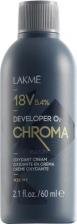 Окрашивание волос Lakme Стабилизированный крем-окислитель Chroma Developer, 60 мл, 5,4%, 18V