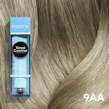 Окрашивание волос Matrix Тонер гелевый Tonal Control с кислым pH 9AA Очень светлый блондин глубокий пепельный 90мл