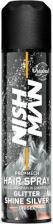 Окрашивание волос Nishman Краска для волос спрей SHINE SILVER, UNISEX для креативных причесок, легко наносится и смывается, без фиксации, 150 мл