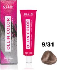 Окрашивание волос Ollin 9/31 краска для волос, блондин золотисто-пепельный / COLOR 100 мл
