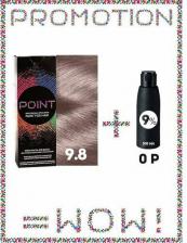 Окрашивание волос Point Крем-краска для волос 9.8 и крем-окислитель 9%