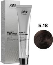 Окрашивание волос Shot Born to Be Colored Color Cream, 5.18