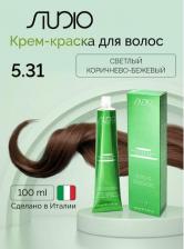 Окрашивание волос Studio Professional Coloring, 5.31 светлый коричнево-бежевый