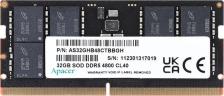 Оперативная память Apacer AS32GHB48CTBBGH [SO-DIMM DDR5 32 Гб (1x32 Гб), 4800 MHz]