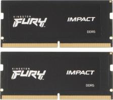 Оперативная память Kingston KF548S38IBK2-32 [SO-DIMM DDR5 32 Гб (2x16 Гб), 4800 MHz, CL-38-38-38, Kingston Fury Impact]