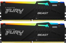 Оперативная память Kingston KF556C40BBAK2-16 [DIMM DDR5 16 Гб (2x8 Гб), 5600 MHz, CL-40-40-40, Kingston Fury Beast]