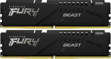 Оперативная память Kingston KF560C30BBEK2-16 [DIMM DDR5 16 Гб (2x8 Гб), 6000 MHz, CL-30-36-36, Kingston Fury Beast]