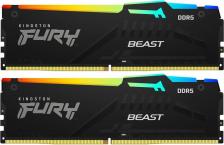 Оперативная память Kingston KF560C36BBE2AK2-32 [DIMM DDR5 32 Гб (2x16 Гб), 6000 MHz, CL-36-44-44, Kingston Fury Beast]