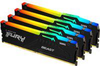 Оперативная память Kingston KF560C40BBAK4-64 [DIMM DDR5 64 Гб (4x16 Гб), 6000 MHz, CL-40-40-40, Kingston Fury Beast]