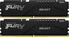 Оперативная память Kingston KF564C32BBEK2-64 [DIMM DDR5 64 Гб (2x32 Гб), 6400 MHz, CL-32-39-39, Kingston Fury Beast]