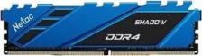 Оперативная память Netac NTSDD4P32SP-16B [DIMM DDR4 16 Гб (1x16 Гб), 3200 MHz, CL-16-20-20, Netac Shadow]