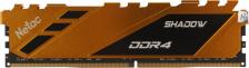 Оперативная память Netac NTSDD4P32SP-16Y [DIMM DDR4 16 Гб (1x16 Гб), 3200 MHz, CL-16-20-20, Netac Shadow]